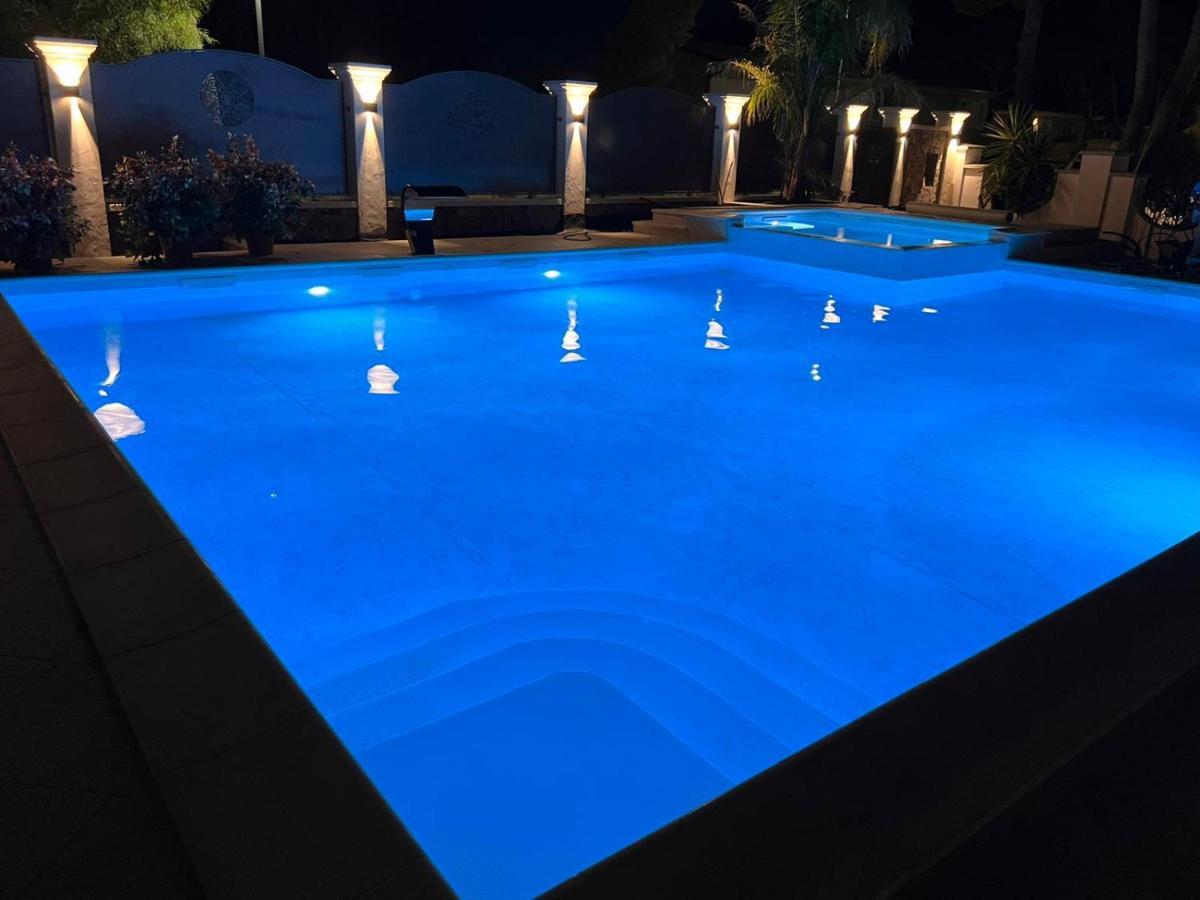 Villa Aquamarina Pintadera Blu Porto Pino Exterior foto
