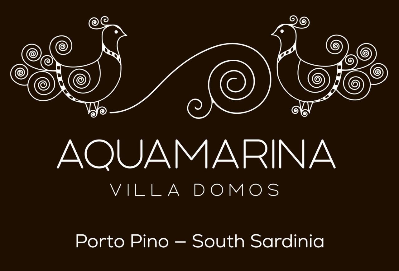 Villa Aquamarina Pintadera Blu Porto Pino Exterior foto