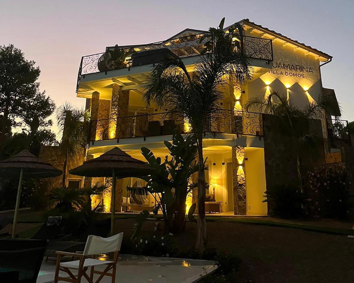 Villa Aquamarina Pintadera Blu Porto Pino Exterior foto