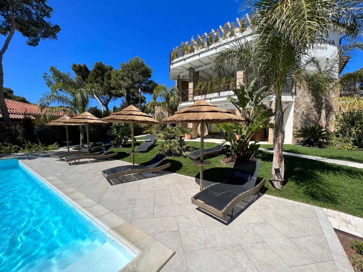Villa Aquamarina Pintadera Blu Porto Pino Exterior foto