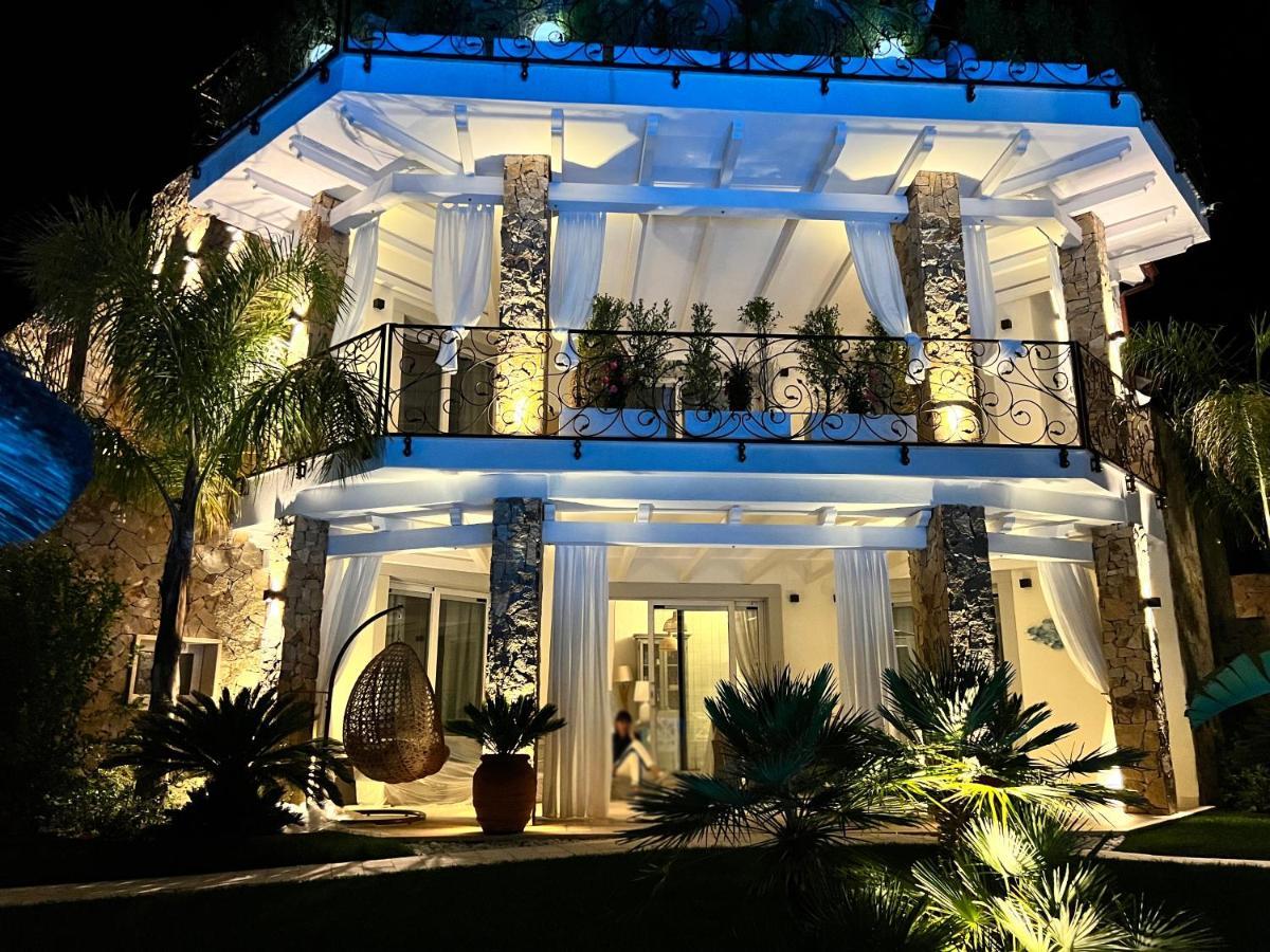 Villa Aquamarina Pintadera Blu Porto Pino Exterior foto