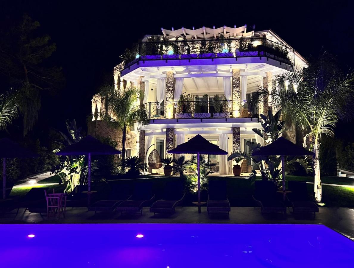 Villa Aquamarina Pintadera Blu Porto Pino Exterior foto